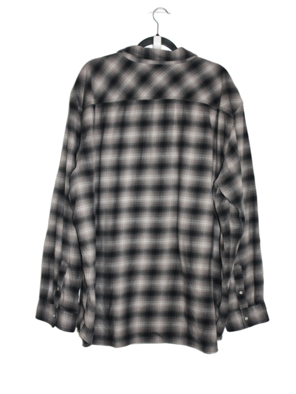 Carhartt Rugged Flex Hamilton Plaid Snap Front Flannel Shirt 3XL Gray 103855 - Picture 3 of 11